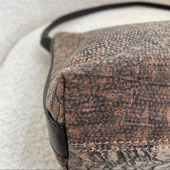 Roberto Cavalli Freedom Animal Print Mob Wife Baguette Purse Bag - Picture 6 of 10